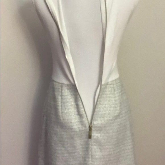 Ted baker of London size 2 really a 6-8 US. Sleeveless dress with gold trim. - Picture 4 of 6